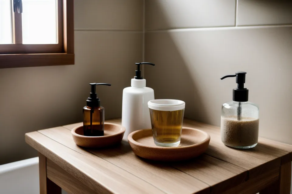 Herramientas de madera para el rostro y el cuello guardadas en un cajón, ritual de maderoterapia facial después de la sesión.