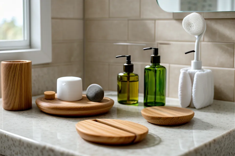 Aceite tibio para maderoterapia facial antes de pasar la madera por la piel del entrecejo